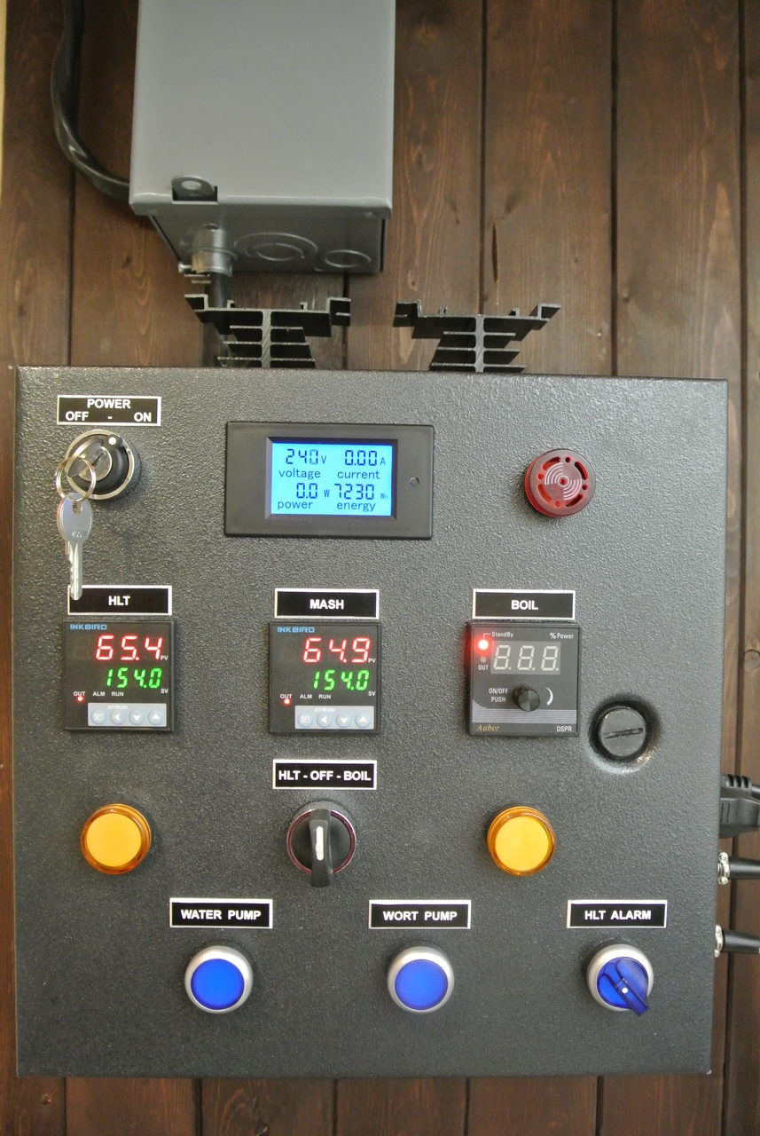 How to build a Brewing Control Panel HERMS 240V 30 AMP